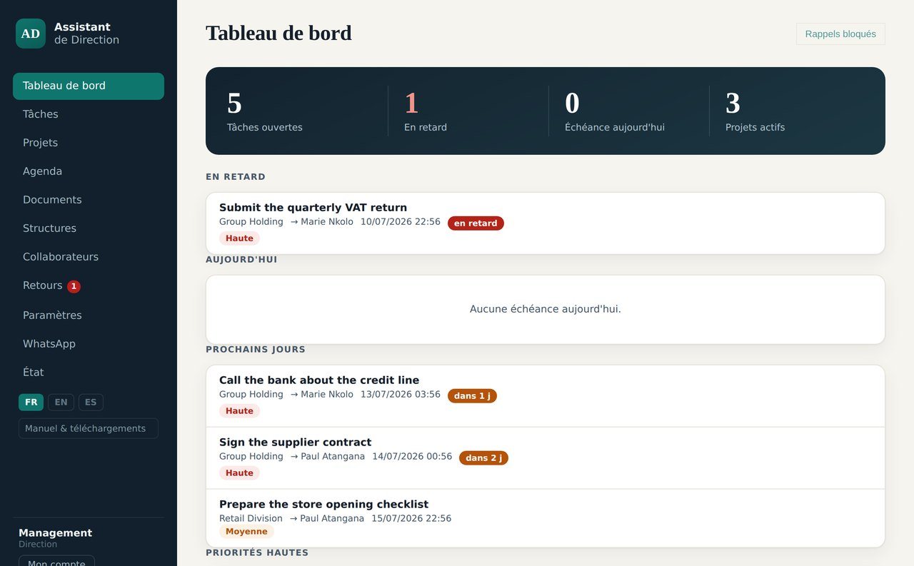 Assistant de Direction